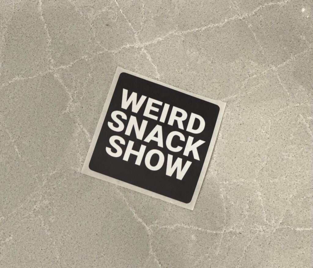 Weird Snack Show Sticker